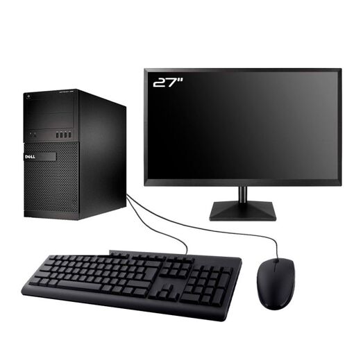 Monitor de juego Dell XE2 27" RTX 3050 i5-4570 32GB RAM 1TB SSD W11 WiFi