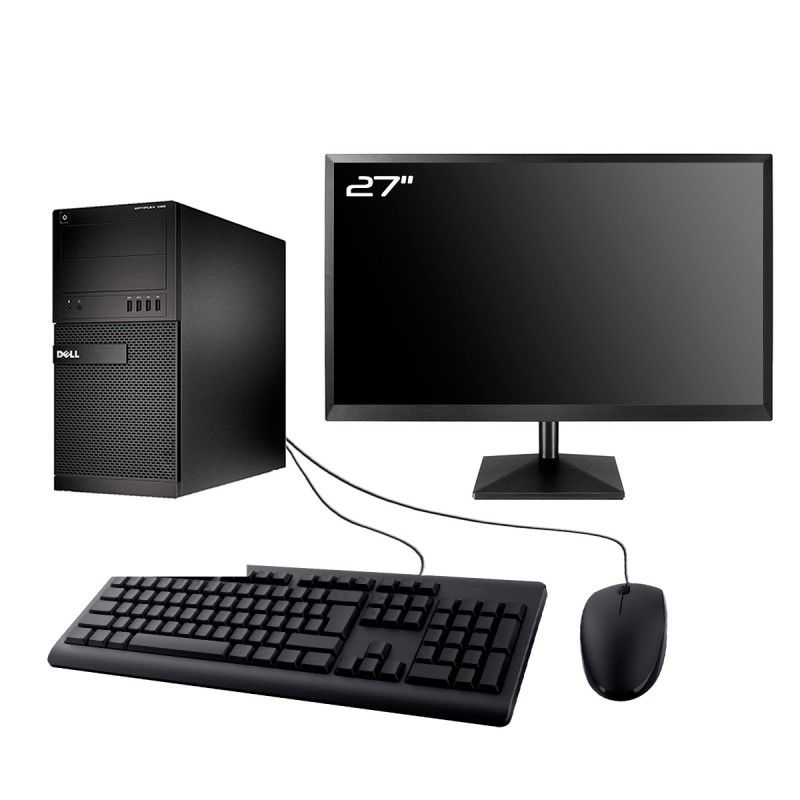 Dell XE2 Gaming Monitor 27" RTX 3050 i5-4570 32GB RAM 1TB SSD W11 WiFi