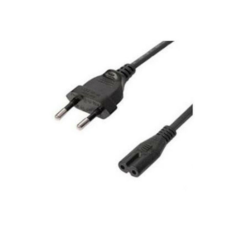 Cable de alimentación 3Go C8 1 m Negro