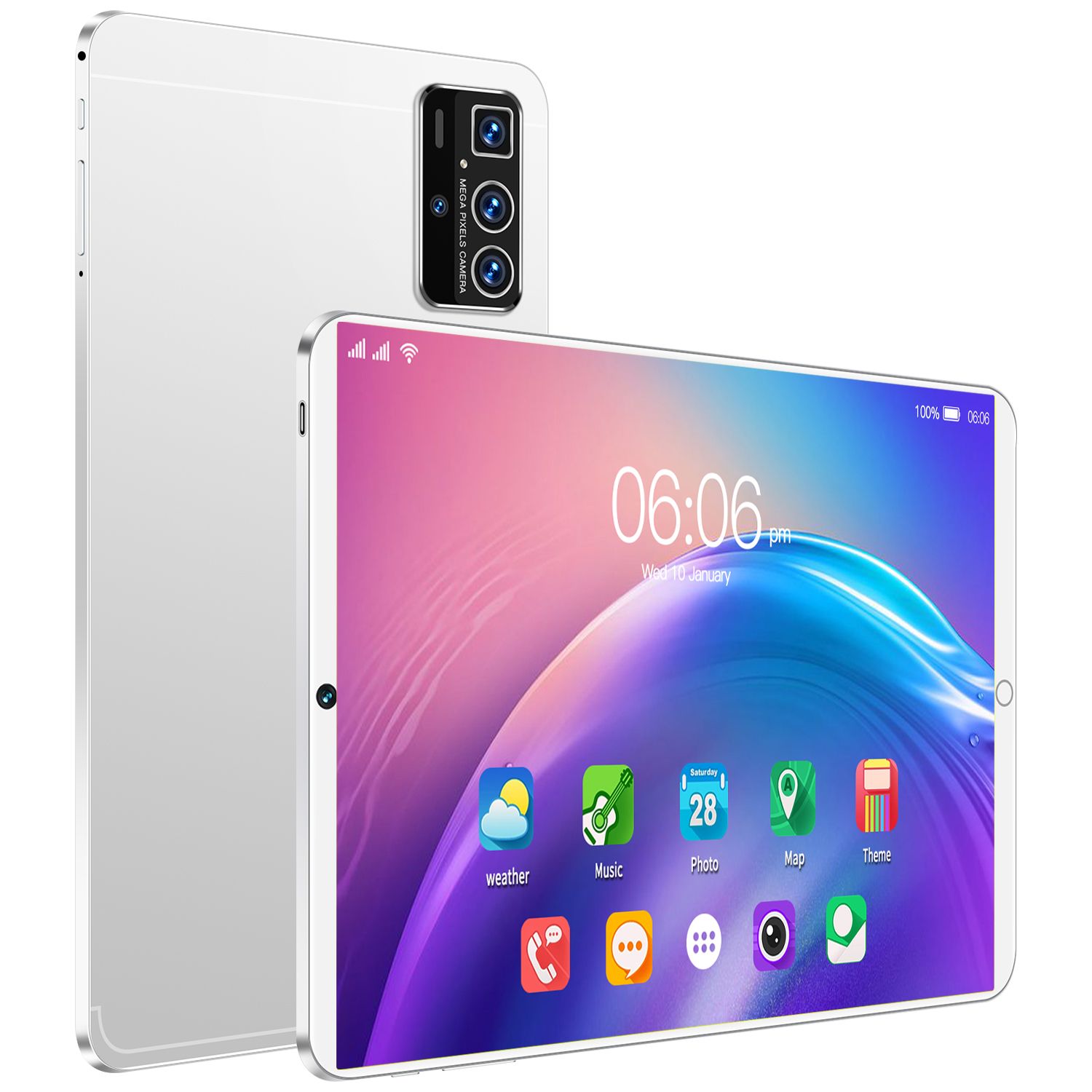 LOIDIS Pro 14 (2024) 64GB 10.1-inch Wi-Fi Tablet - White