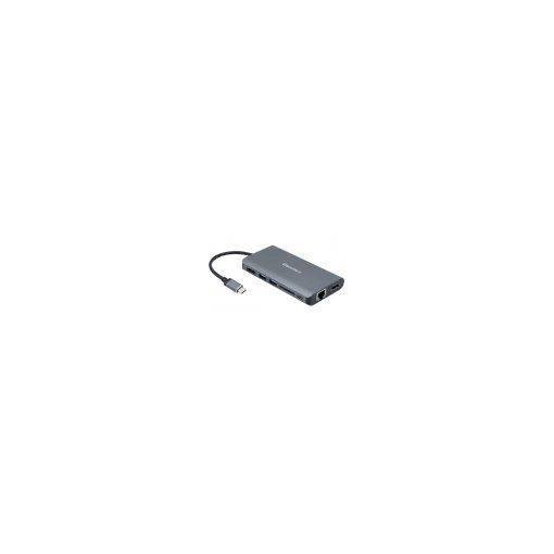 Adaptador Dexlan USB-C a HDMI, DP, Gigabit con entrega de energía 3.0