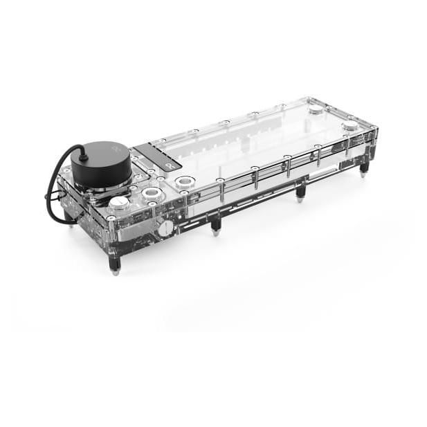 Alphacool Liquid Cooling System - Pump and Reservoir Kit (Black/Transparent)
