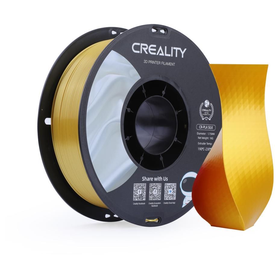 Creality 3D PLA Filament, Yellow, 1 kg