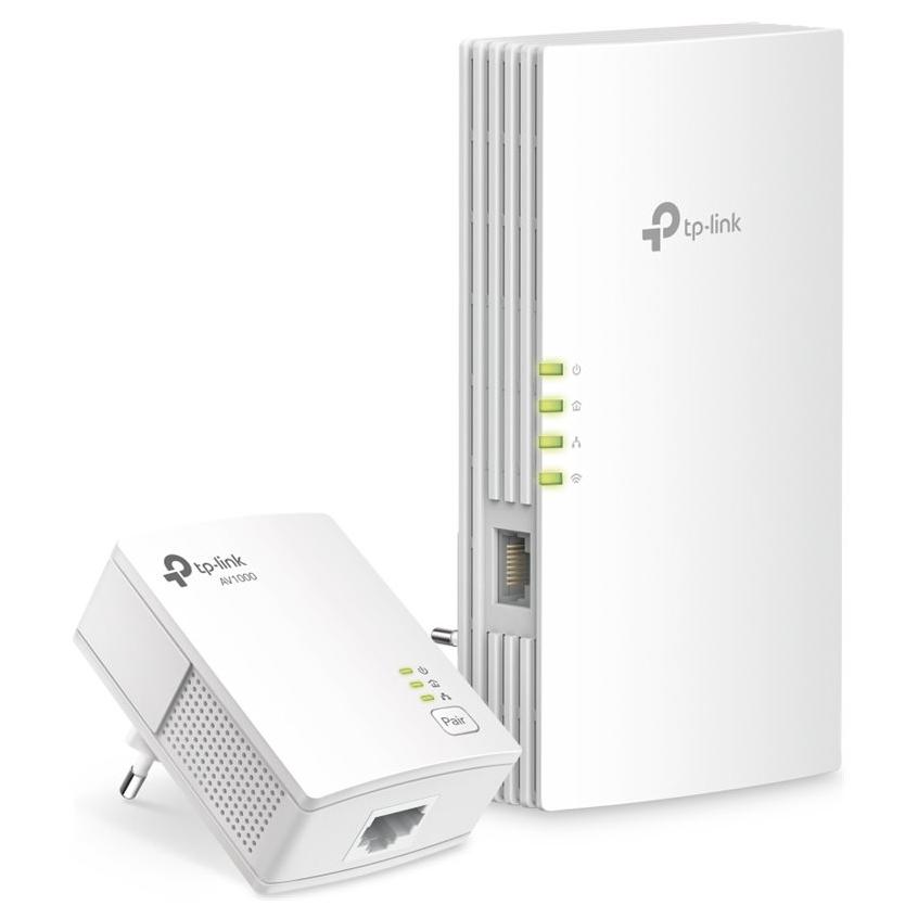TP-Link TL-WPA7817 KIT - 1GbE Powerline Adapter Kit, HomePlug AV (HPAV) 2.0 - Wi-Fi 6 Dual Band Wall Mount