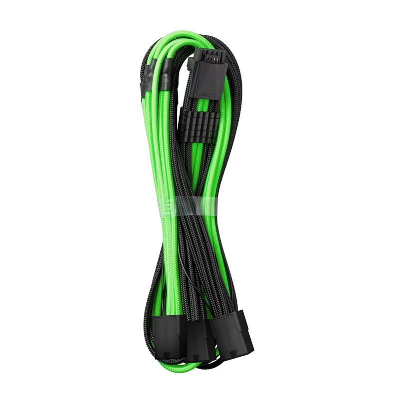 CableMod Pro ModMesh 12V PCI-e Cables - 45cm, Black/Light Green