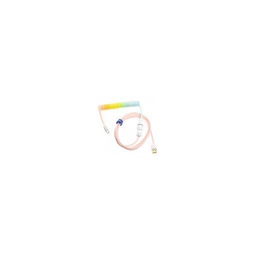 Câble en spirale Ducky Cotton Candy USB-C vers USB-A - 1,8 m