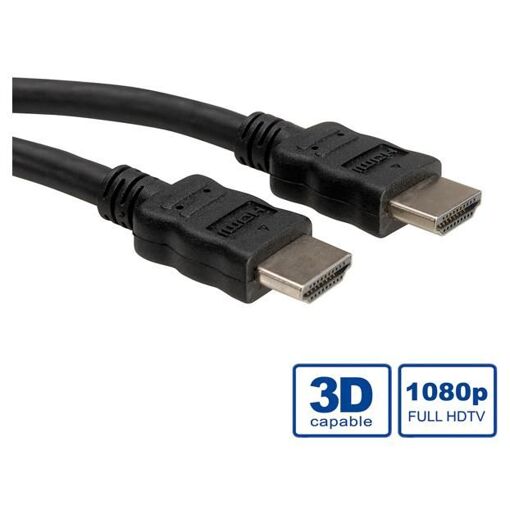 Câble HDMI Haute Vitesse Roline avec Ethernet, 5m LSOH