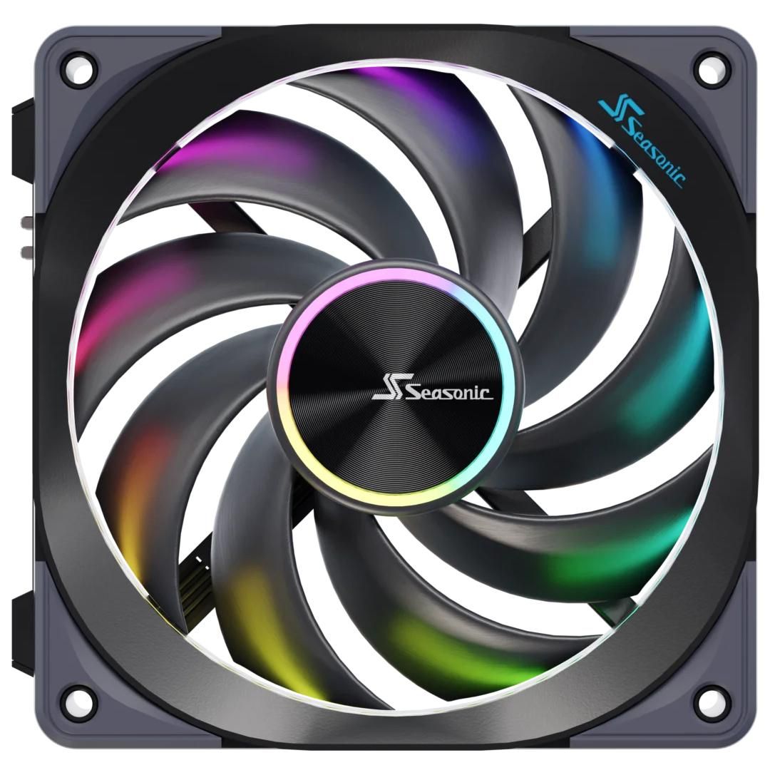 Seasonic MagFlow ARGB 12cm Argb Fan - Black