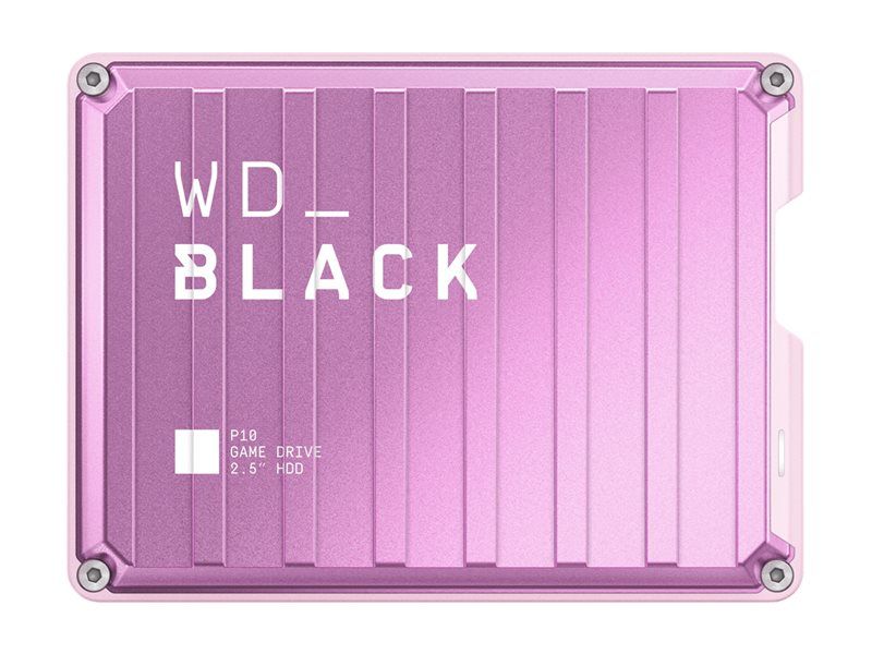 Western Digital WD Black P10 Game Drive - 4TB External Portable Hard Drive - 2.5" - USB 3.2 Gen 1 - Pink