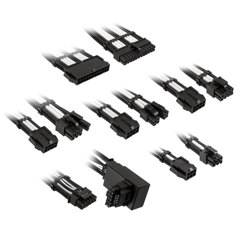 Kolink Core Pro Cable Extension Kit, 12V, 2x6 Typ 1 - Jet Black