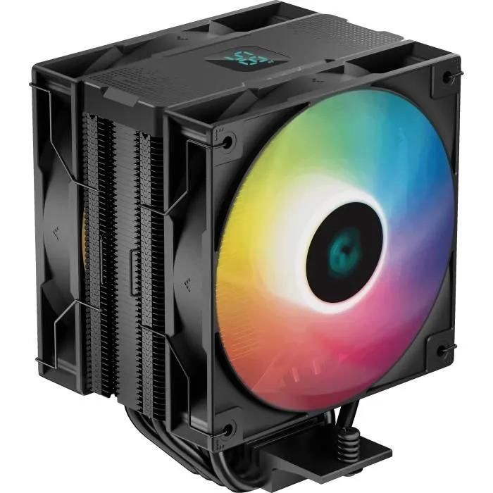 Deepcool AG400 Digital Plus CPU Air Cooler - Black (12cm, ARGB)