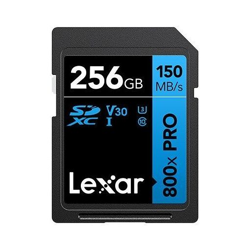 Lexar Media 256GB SDXC 800x Pro U3 V30