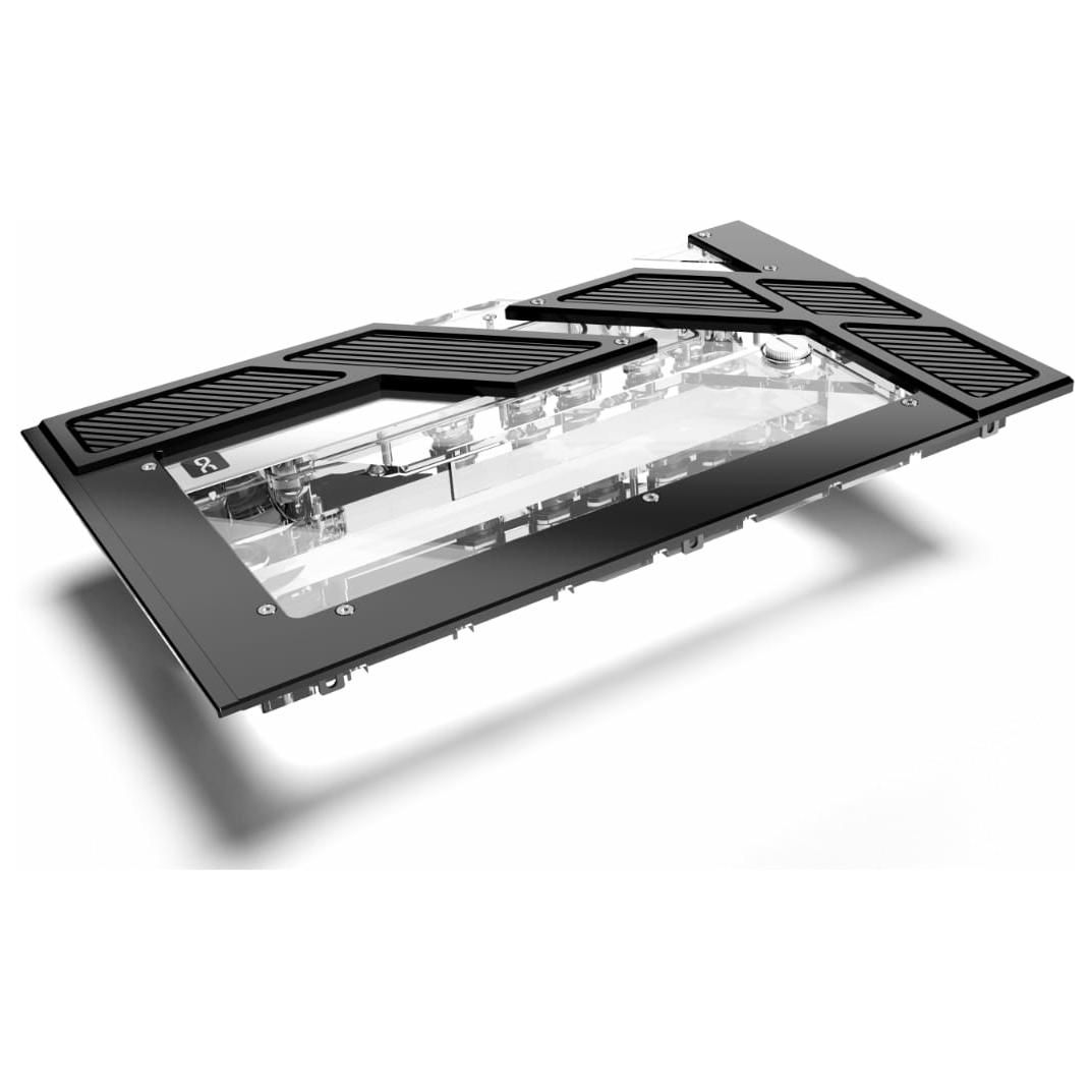 Alphacool Computer Cooling System Backplate, Black/Transparent