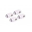Alphacool L-Flanged Connectors, Rotating, G1/4 AG to G1/4 IG, 4-Piece Set
