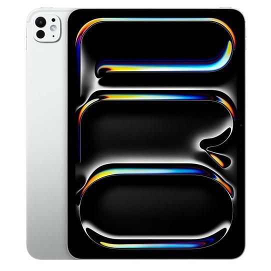 Apple iPad Pro M4 (2024) Wi-Fi + Cellular 11-inch Tablet, Silver - with Nano-Texture Glass