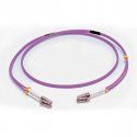 C2G 1m LC/LC OM4 LSZH Fiber Patch - Purple - 1m Duplex Optical Fiber Cable - 50/125um OM4