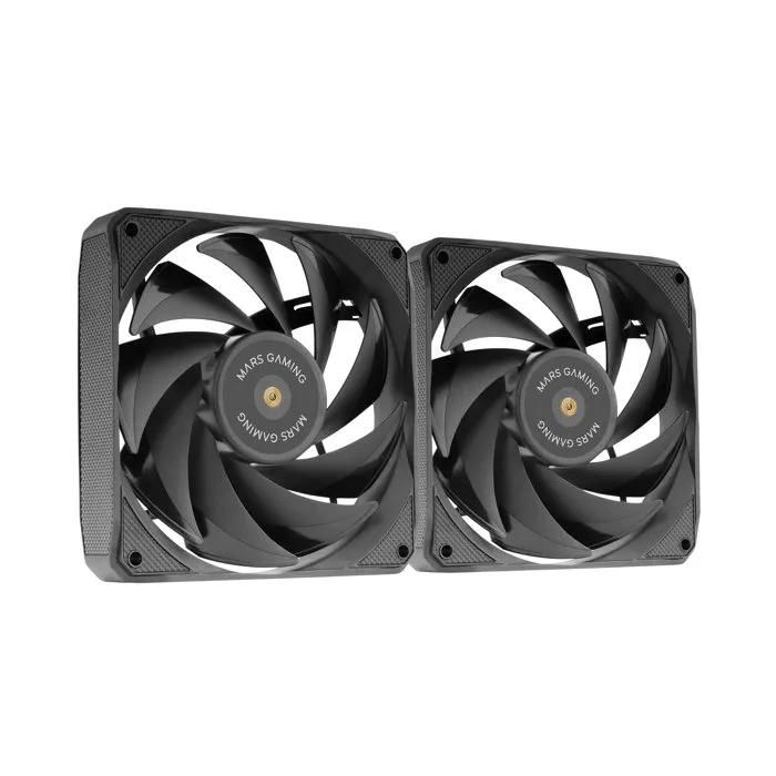 Mars Gaming MF-NCLX2 Silent Fan Kit (2x 120mm PWM Fans)