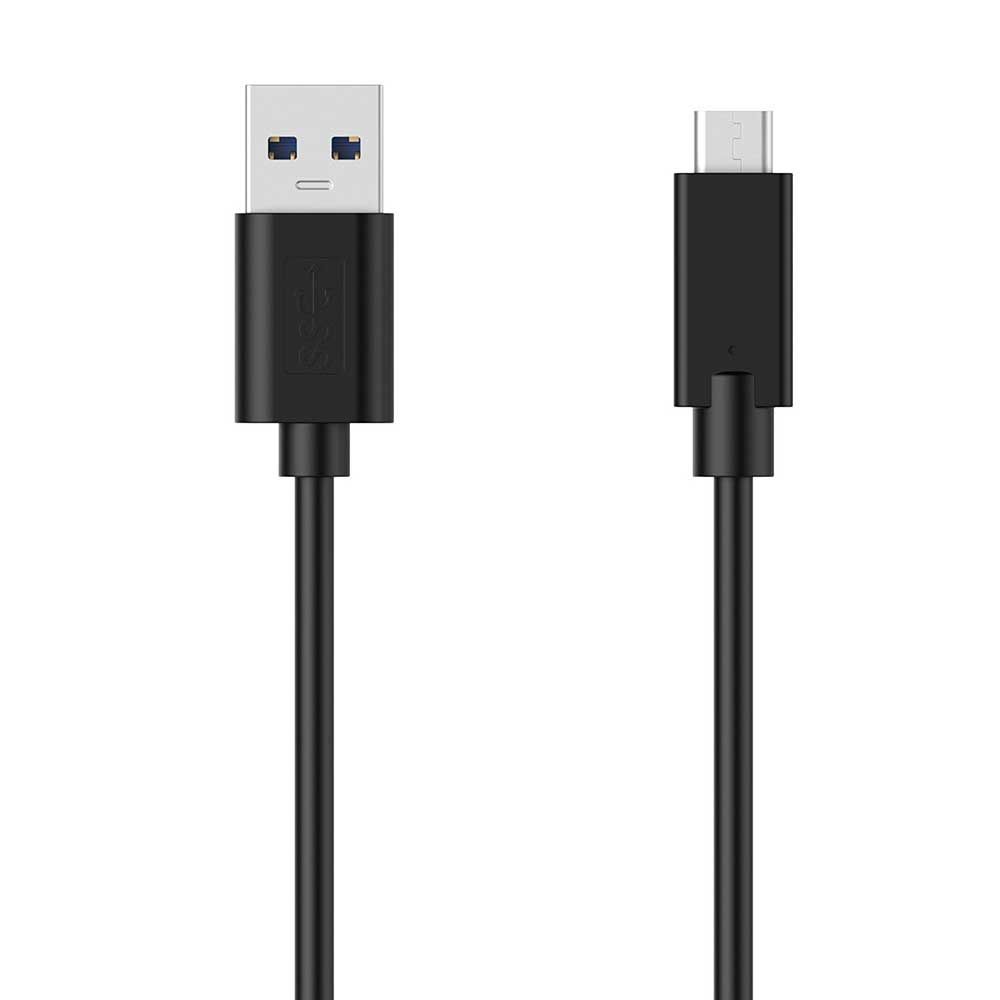 Ewent USB-C to A Cable (3.1 Gen 1, 5Gbps, 3A, 6ft) - Black