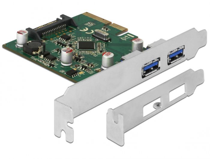 Delock USB Adapter - PCIe 3.0 x4 Low Profile - USB 3.1 Gen 2 x 2