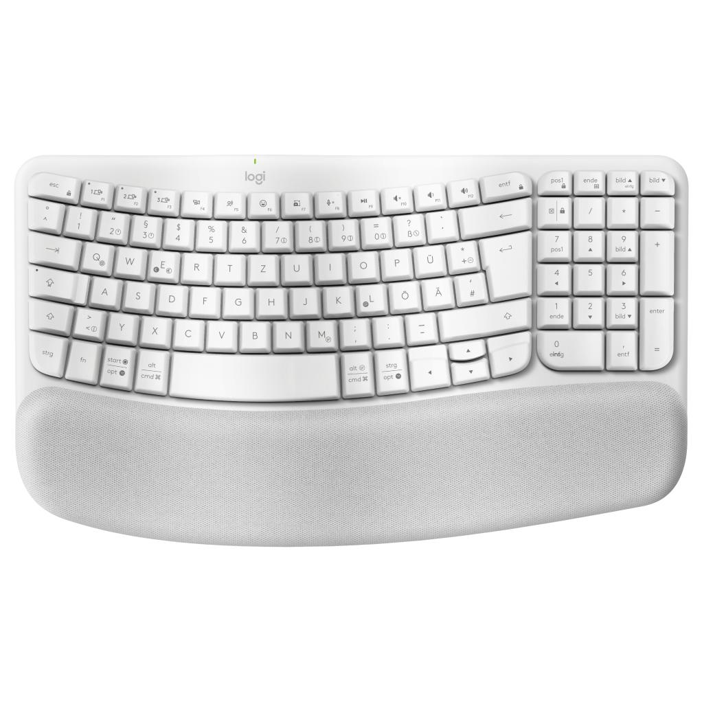 Logitech Wireless RF Desktop Keyboard QWERTZ German White