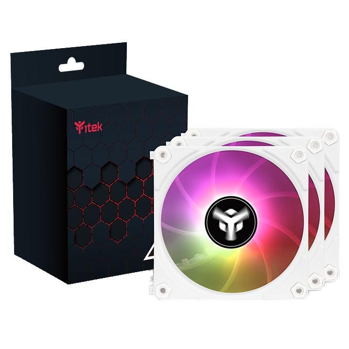 ITek 12cm PC Case Fan White