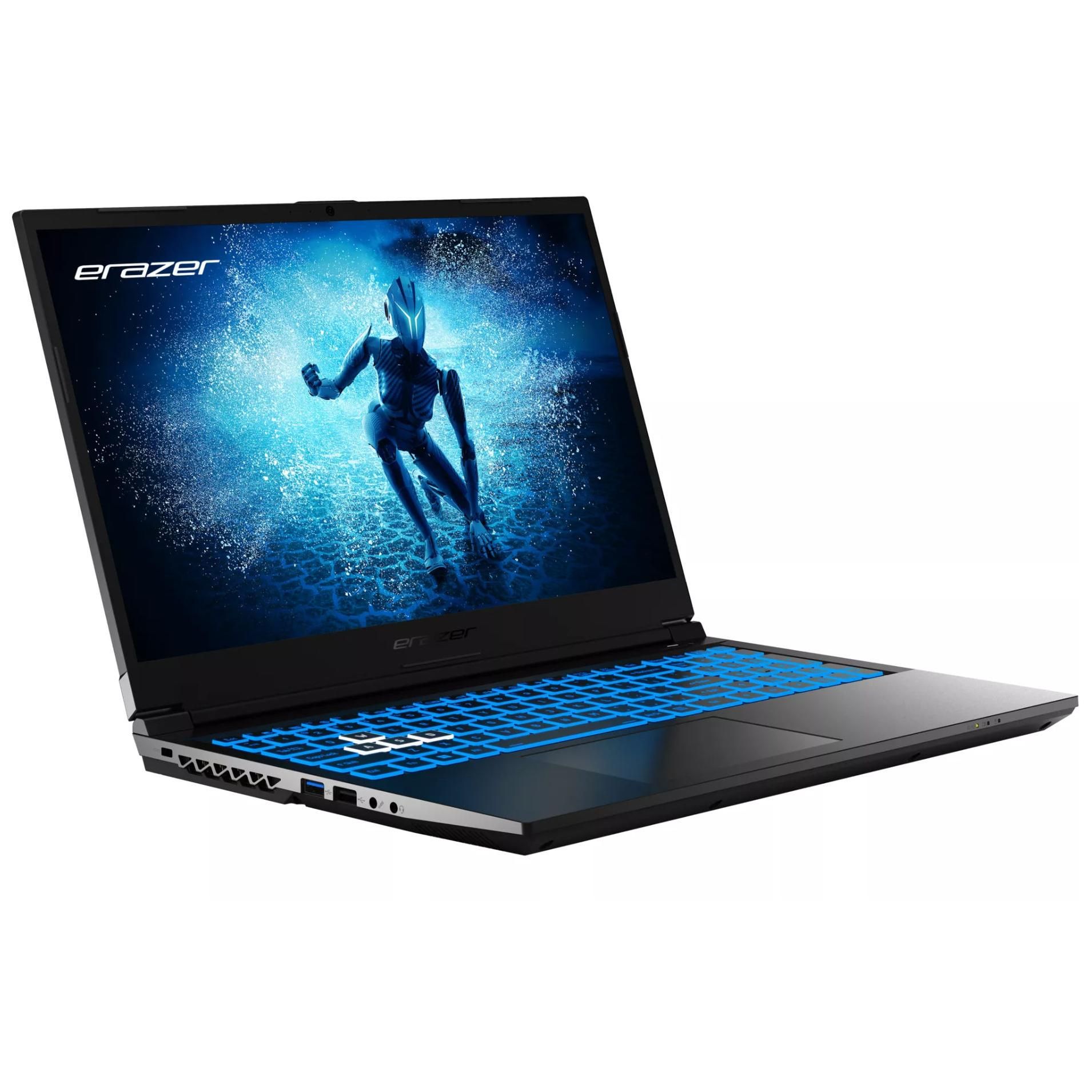 ERAZER Gaming Laptop - Deputy P60 - 15.6" FHD 144Hz - i5-12450H - 16GB RAM - 512GB SSD - RTX 4060