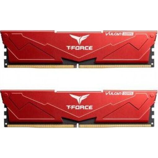 Memoria RAM TeamGroup D5 6400 MHz 32 GB (C40, Rojo Vulcan, K2)