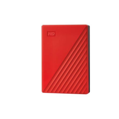 Western Digital My Passport 6TB Encrypted External Hard Drive - USB 3.2 Gen 1 - Red