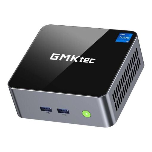 PC portátil Mini Gmktec M3 con Intel i5-12450H, 32GB de RAM, 1TB de almacenamiento, negro