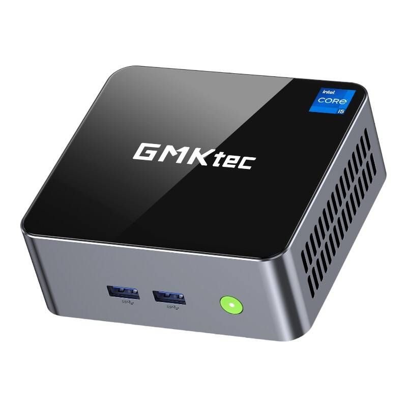 Gmktec M3 Mini PC with Intel i5-12450H, 32GB RAM, 1TB Storage, Black