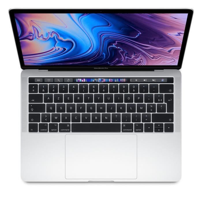 Apple MacBook Pro Touch Bar 13-inch, 2019 i7 - 2.8 GHz - 16GB RAM - 256GB SSD - Silver - Refurbished - Good Condition