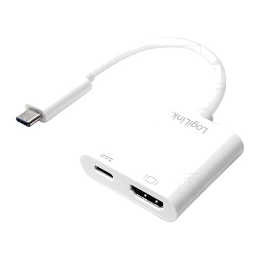 Adaptateur USB 3.0 HDMI et USB-C de ADNAuto (140 mm, Blanc)