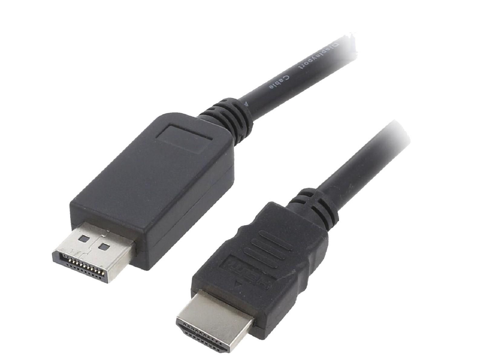 Cable ADNAuto DisplayPort a HDMI 1.1 2.0 5 m Negro