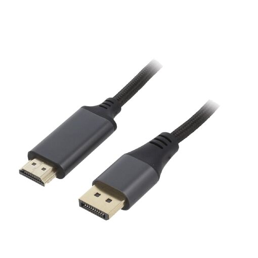 ADNAuto DisplayPort to HDMI Cable 1.2, 1.8m Black