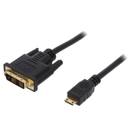 ADNAuto DVI-D to HDMI Cable 1m - Black
