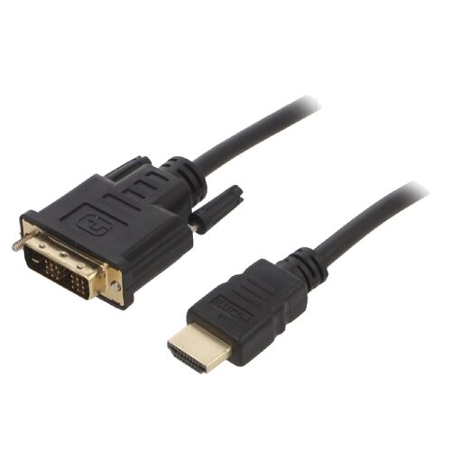 Câble ADNAuto DVI-D vers HDMI 1,8 m Noir