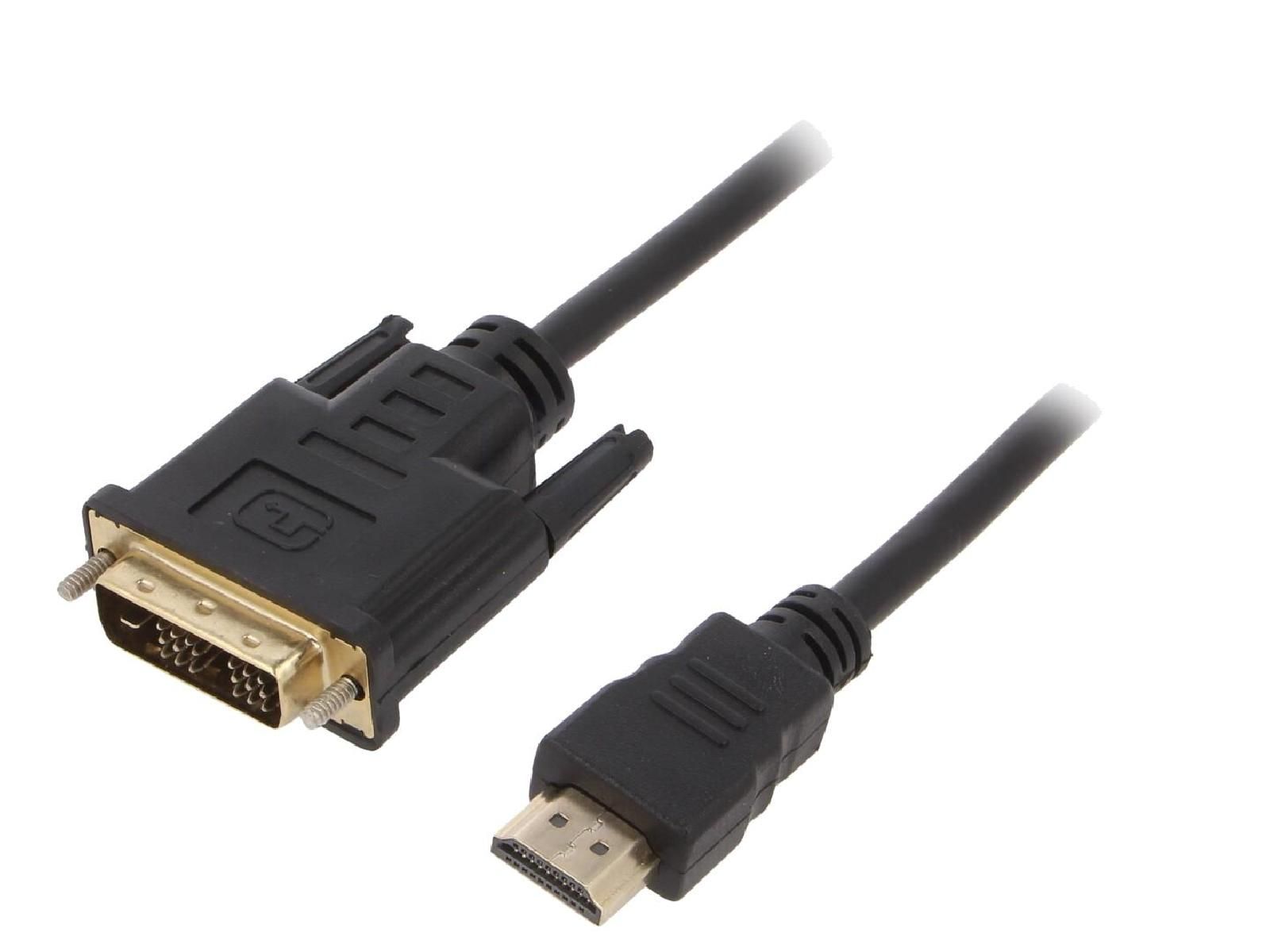 Cable ADNAuto DVI-D a HDMI 3 m Negro