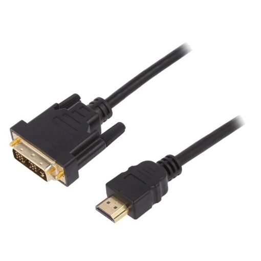 Cable HDMI 1.4 a DVI-D de ADNAuto - 2 m, Negro