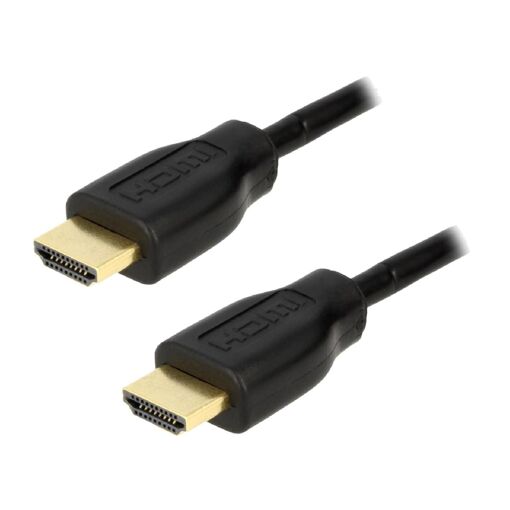 ADNAuto 0.5m HDMI 1.4 Cable, Dual-Sided Male - Black