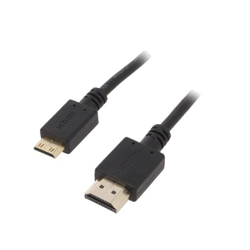 Câble HDMI ADNAuto 2.0 - Mini HDMI Mascul à Mini HDMI Mascul, 1.8m Noir