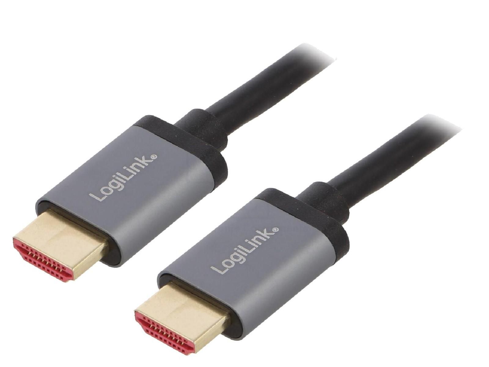 ADNAuto HDMI 2.1 Cable - 2m, 8K/4K/3D UHD - Black