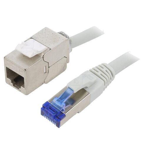 Cable de red ADNAuto RJ45 S-FTP 6a Gris 10m