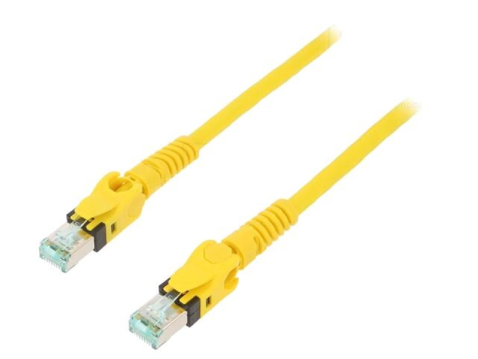 ADNAuto Cat 6a S-FTP Yellow Network Cable - 2m