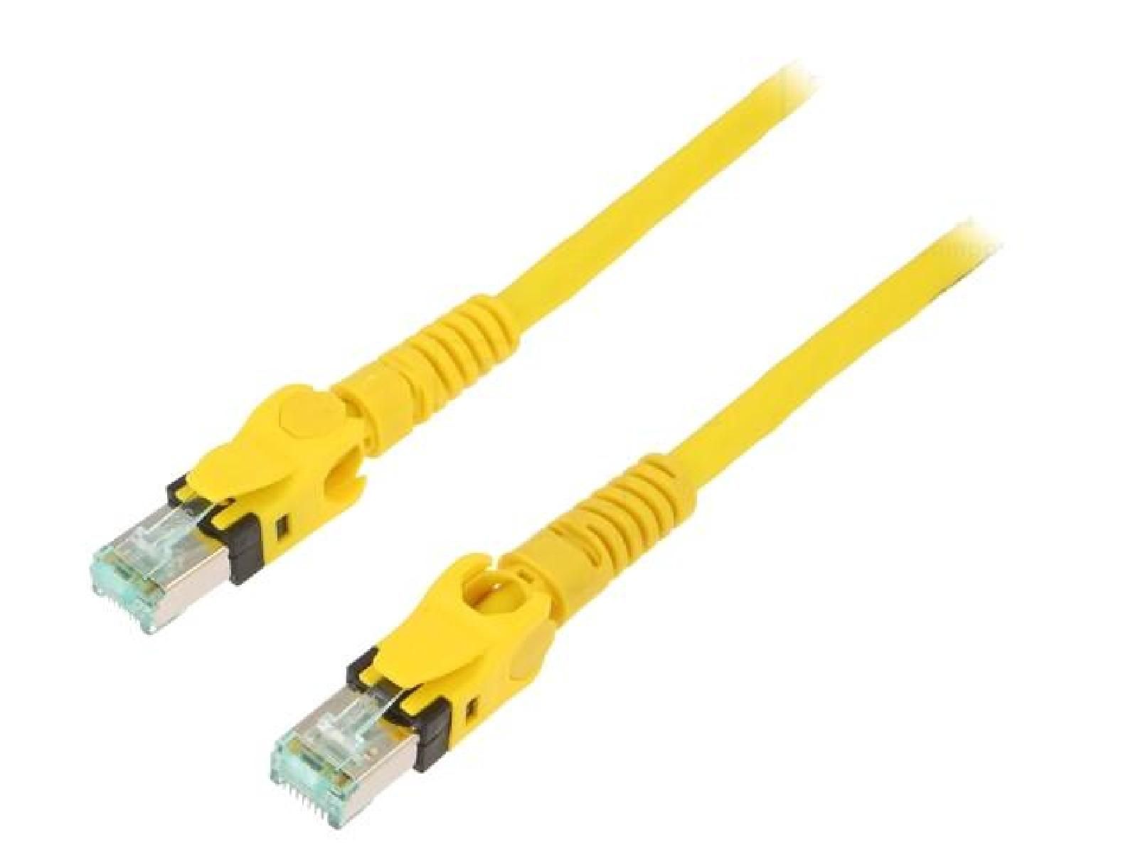 ADNAuto RJ45 Male S-FTP Cat 6a Yellow Network Cable - 3m