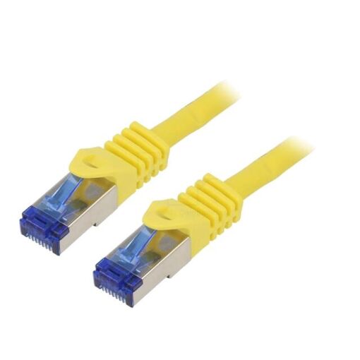 Cable de red ADNAuto RJ45 macho S-FTP Cat 6a amarillo - 10 m
