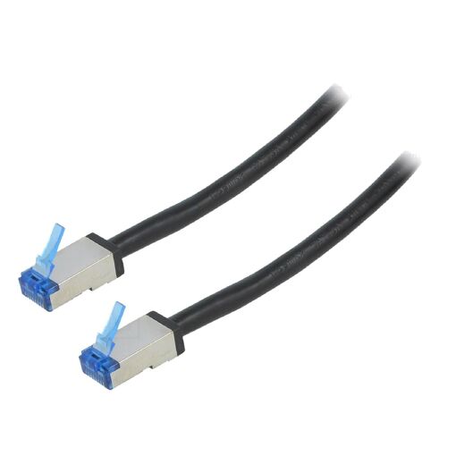 ADNAuto Network Cable RJ45 Male S-FTP Cat 6a Black - 15m