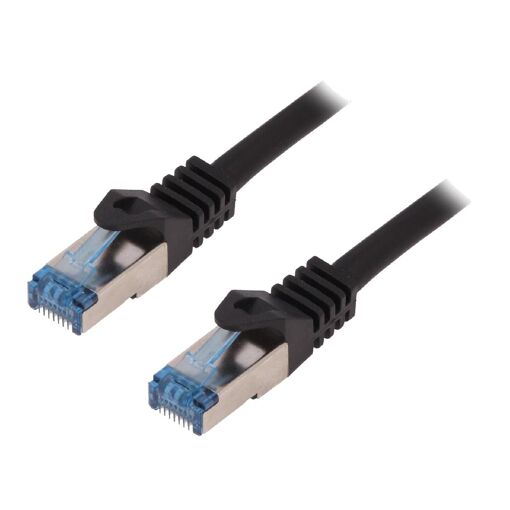 Cable de red ADNAuto RJ45 masculino S-FTP Cat 6a negro - 20m