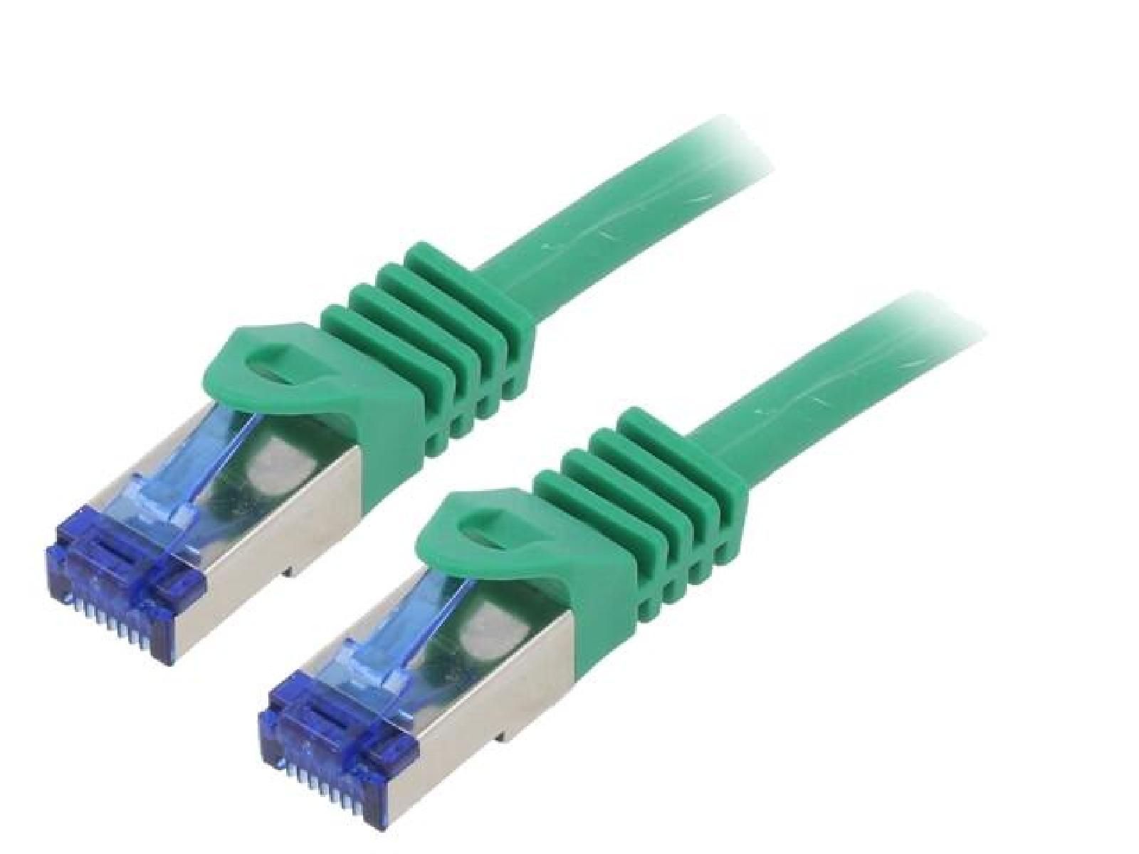 ADNAuto Cat 6a S-FTP Green Network Cable RJ45 Male - 2m