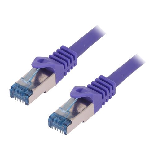 ADNAuto Network Cable RJ45 Male S-FTP Cat 6a Purple - 1m