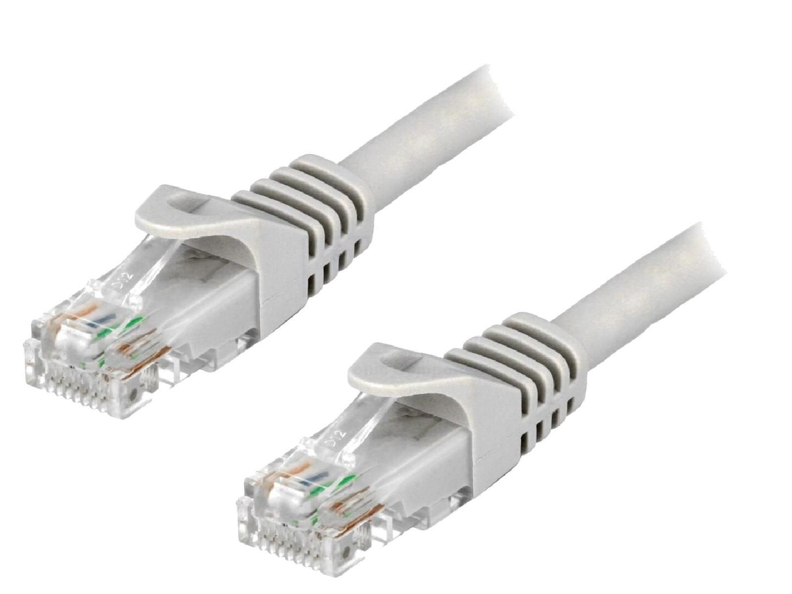 ADNAuto Cat.6 UTP RJ45 Male Network Cable - 20m (Grey)